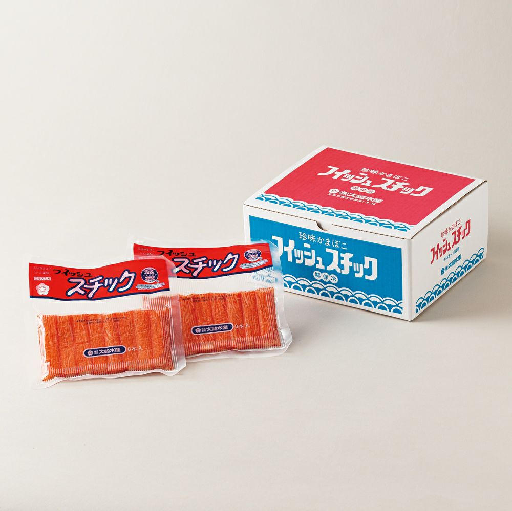 フィッシュスチック8本入（カニカマ） | (公式)大崎水産オンラインショップ